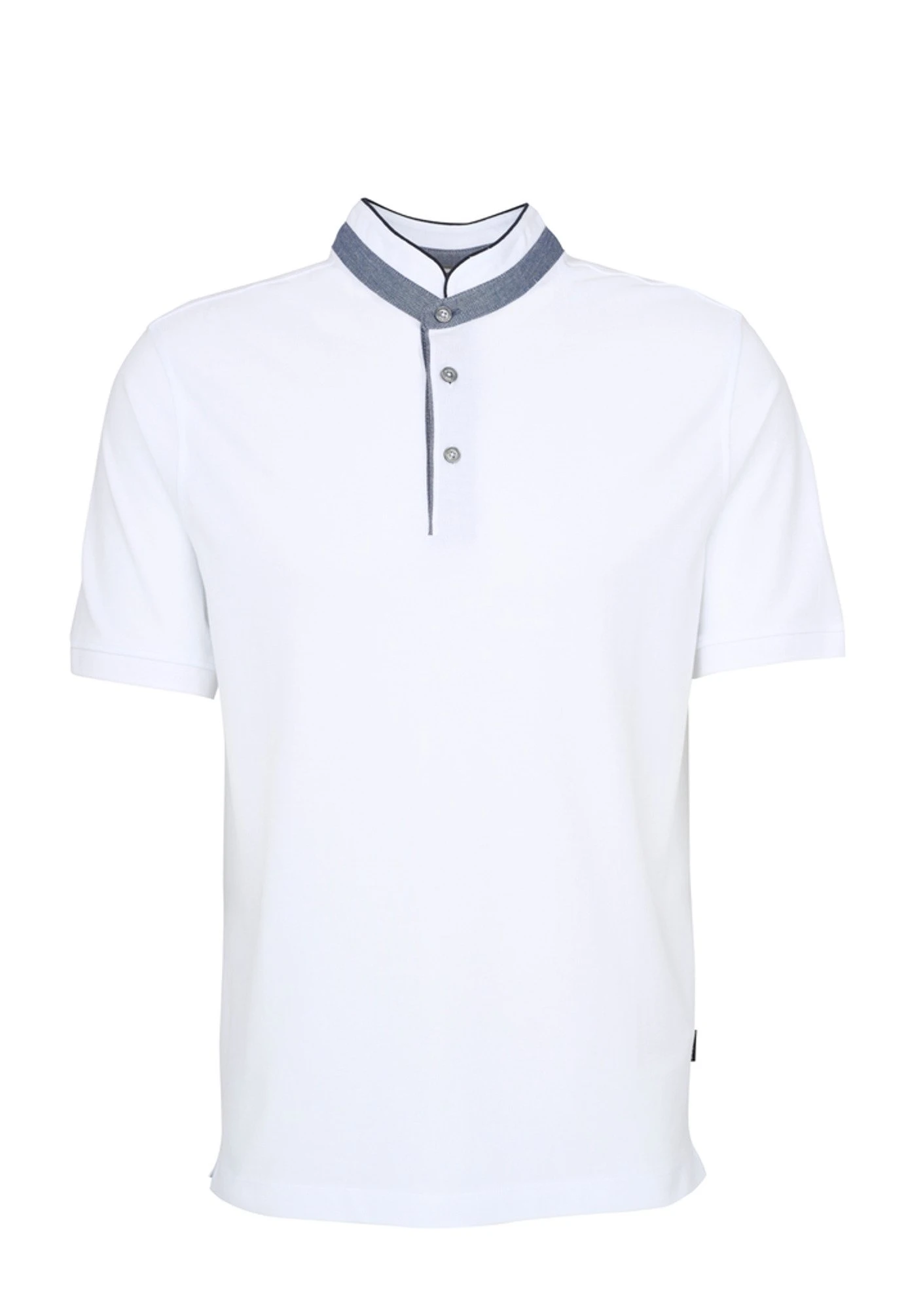 Bugatti In Verschiedenen- T-Shirt Basic - Weiss 3 Bugatti In Verschiedenen- T-Shirt Basic - Weiss